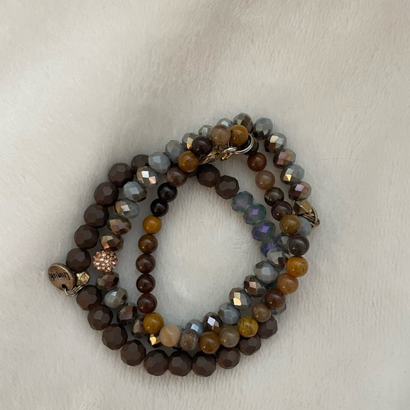 Beaded stretch bracelets - Picture 2 of 6
